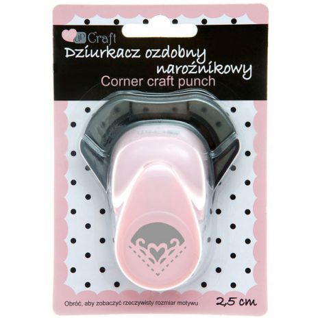 Dziurkacz ozdobny narożnikowy dpCraft 2,5cm Serce